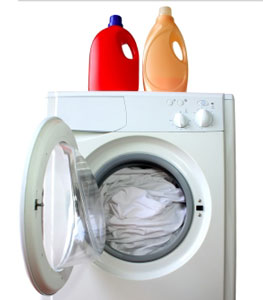 Laundry Detergents are scented beyond belief!  Buy unscented powders for the best value and environmental impact