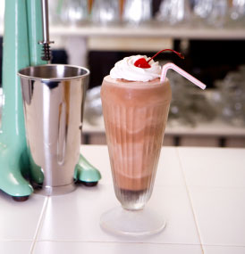Old Fashioned Soda Fountain Treats - Shakes and Malts) 