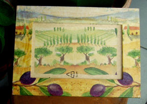 Decoupaged Wooden Frames