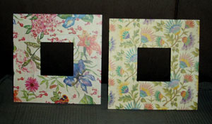Decoupaged Mirror