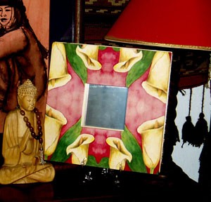 Decoupaged Mirrors