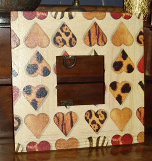 Decoupaged Mirrors