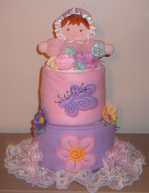 A Different Twist On A Baby Shower Cake