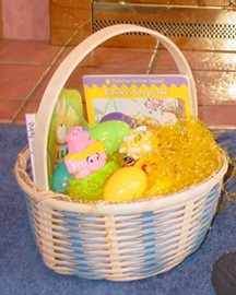 Grandson and Easter Basket