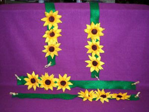 Sunflower Tiebacks