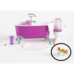 Barbie Bathtub and Toilet Playset - K8607