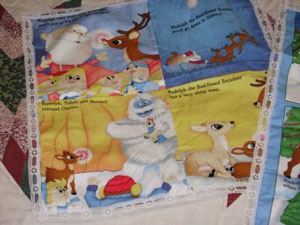 Rudolph Mini Quilt