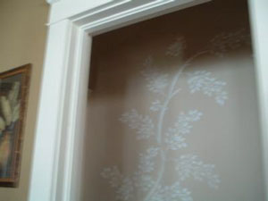 Raised Stenciling with Spackle