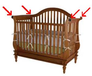 Picture of Recalled Crib