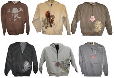 Picture of Recalled fleece hooded zip-up jackets with neck drawstrings