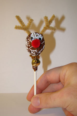 Craft: Tootsie Pop Reindeer