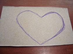 Felt Heart Pin