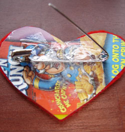 Felt Heart Pin