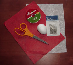 Paper Pinecone Ornament