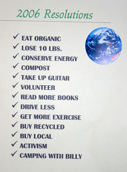 New Years Resolutions