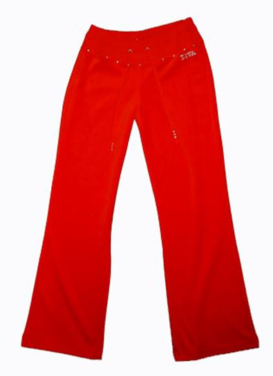 Picture of matching velour pants