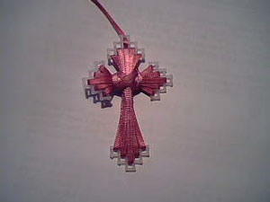 Making a Cross from Plastic Canvas