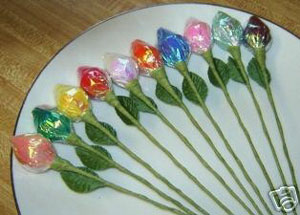 Roses Made with Hershey's Kisses
