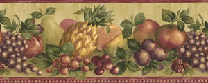 Discontinued Wallpaper Border: Vintage Charm VC809B