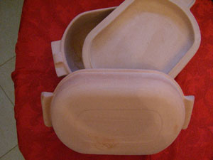Using 3-Piece Clay Cooker