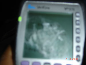 Removing Alcohol Stain On Credit Machine Screen