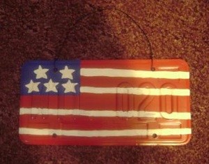 Car Tag (License Plate) Flag
