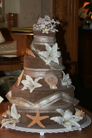 Beach Towel Cake