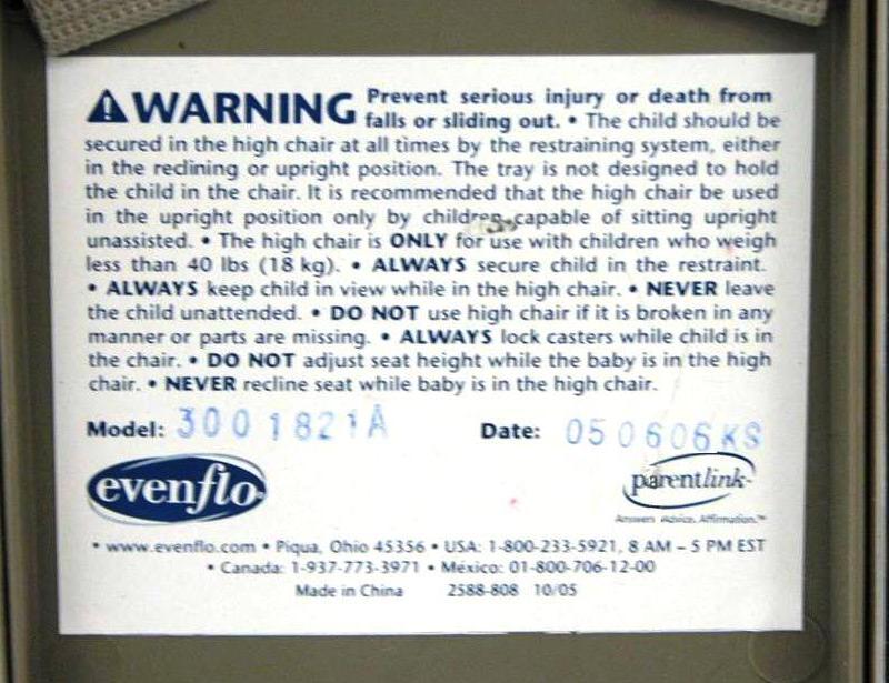 Picture of label