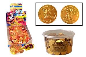 Warning: Pirates Gold Chinese Coin Candy - Melamine