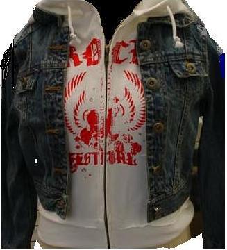 Picture of Recalled Girls Blue Denim Passport Jacket