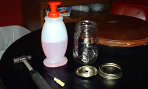 Craft Project: Valentine Mason Jar Soap Dispenser