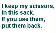 Scissor Sacks