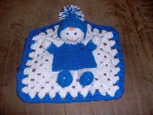 Crocheted "Baby in a Blanket" Puppet Pattern