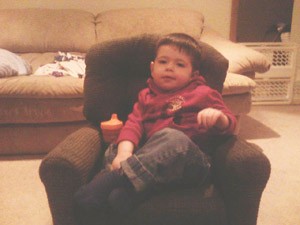 Family Photo: Logan's Easy Chair