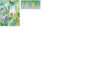 Discontinued Wallpaper: Waverly Storytime Wallpaper Border #574362, 574382