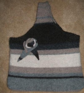 Craft Project: Recycled Sweater Bag