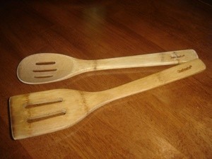 "Good" Whole Stalk Bamboo Utensils
