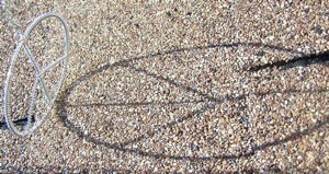 Scenery: Peace Symbol Shadow