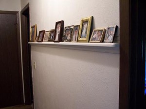 Craft Project: Hallway Picture Ledge