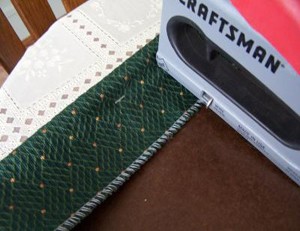 Craft Project: Recovering a Footstool