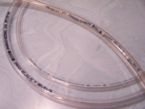 Removing Printing on Vinyl Tubing