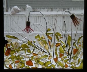Craft: Recycled Window Display