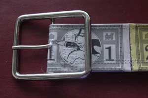 Monopoly Money Belt