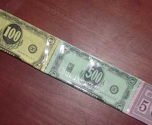 Monopoly Money Belt