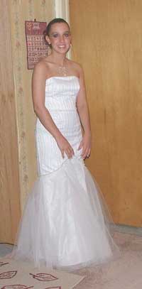 Wrinkled Prom Dress